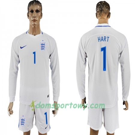 Koszulka Anglia Hart 1 Domowe Koszulki Piłkarskie Mistrzostwa Świata 2018 Długi Rękaw